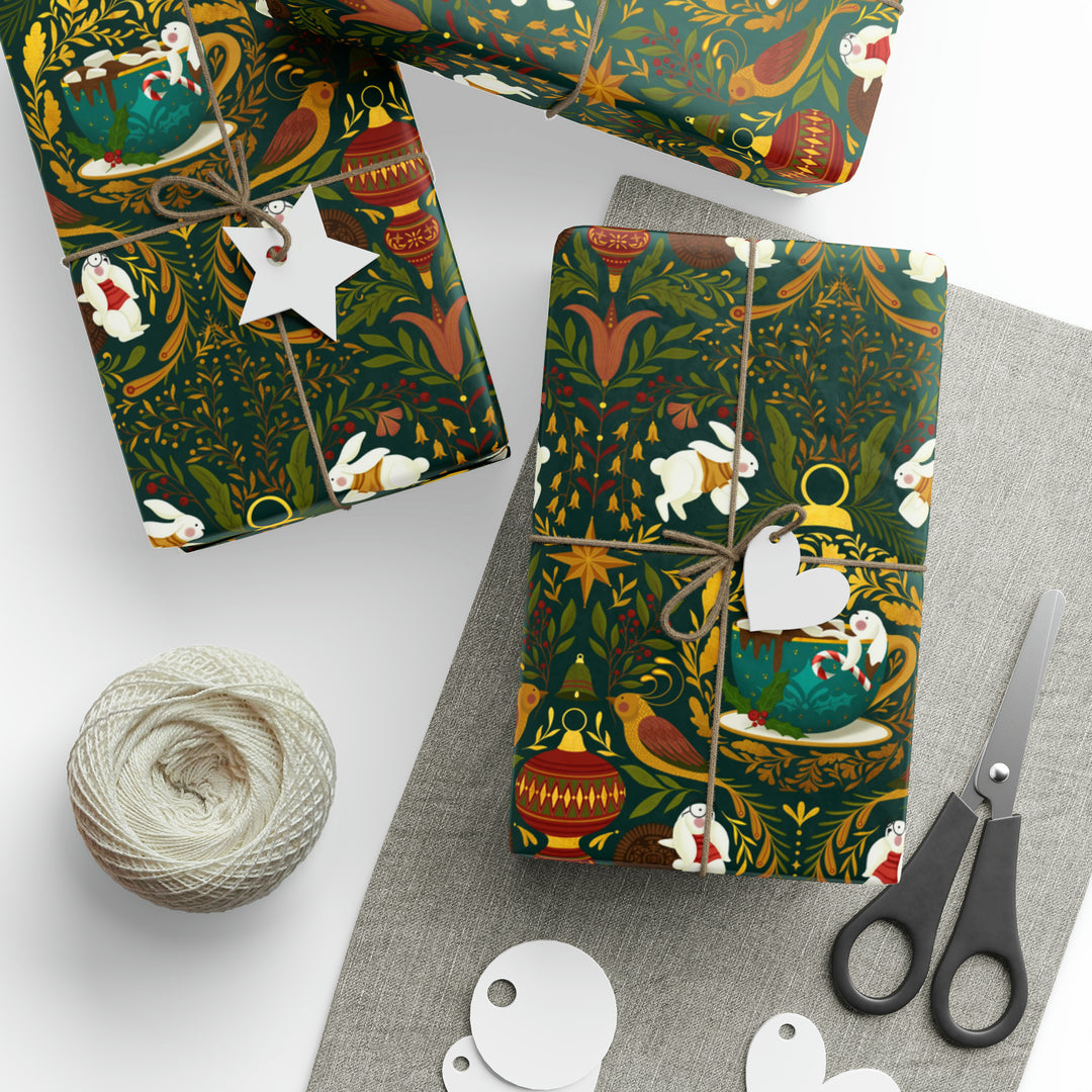 Hot Cocoa by Laura Santiago Wrapping Paper