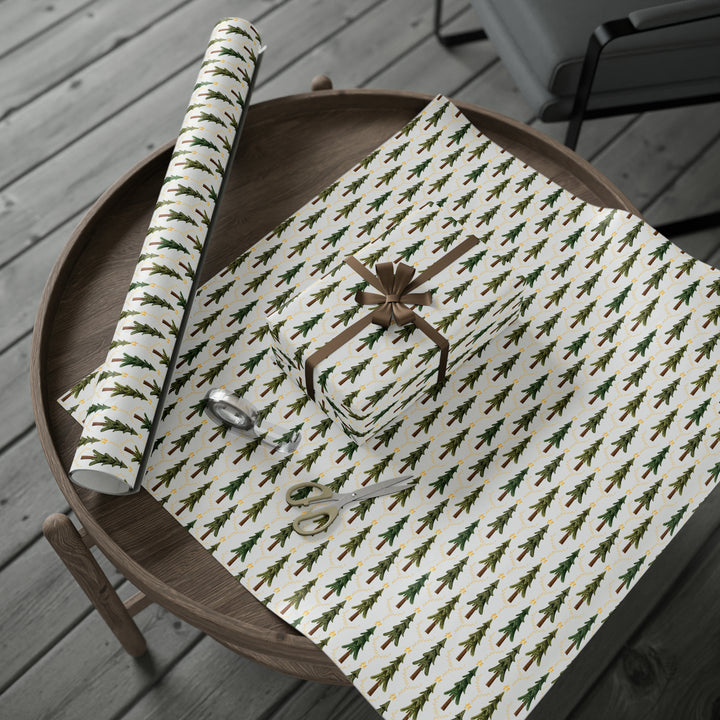 Xmas Trees by Laura Santiago Wrapping Paper