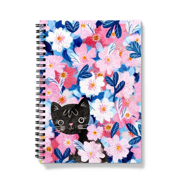 Kitty Blossoms Notebook