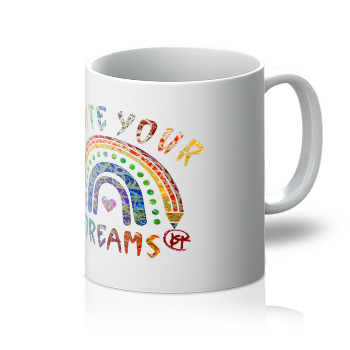 Write Your Dreams Art Mug