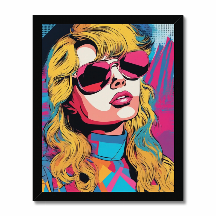 Woman 1980s pop art