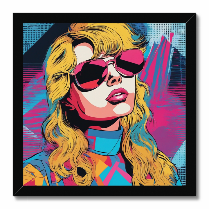 Woman 1980s pop art