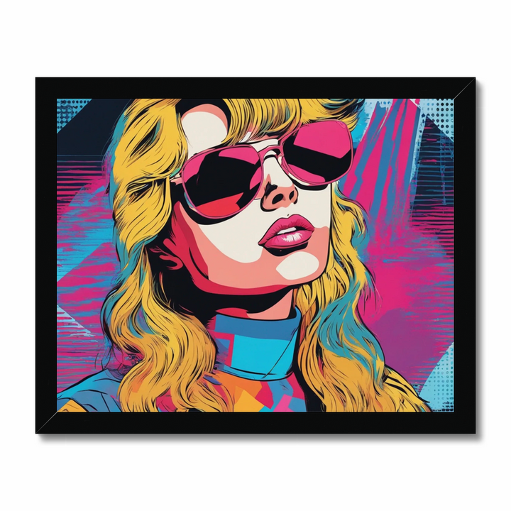 Woman 1980s pop art