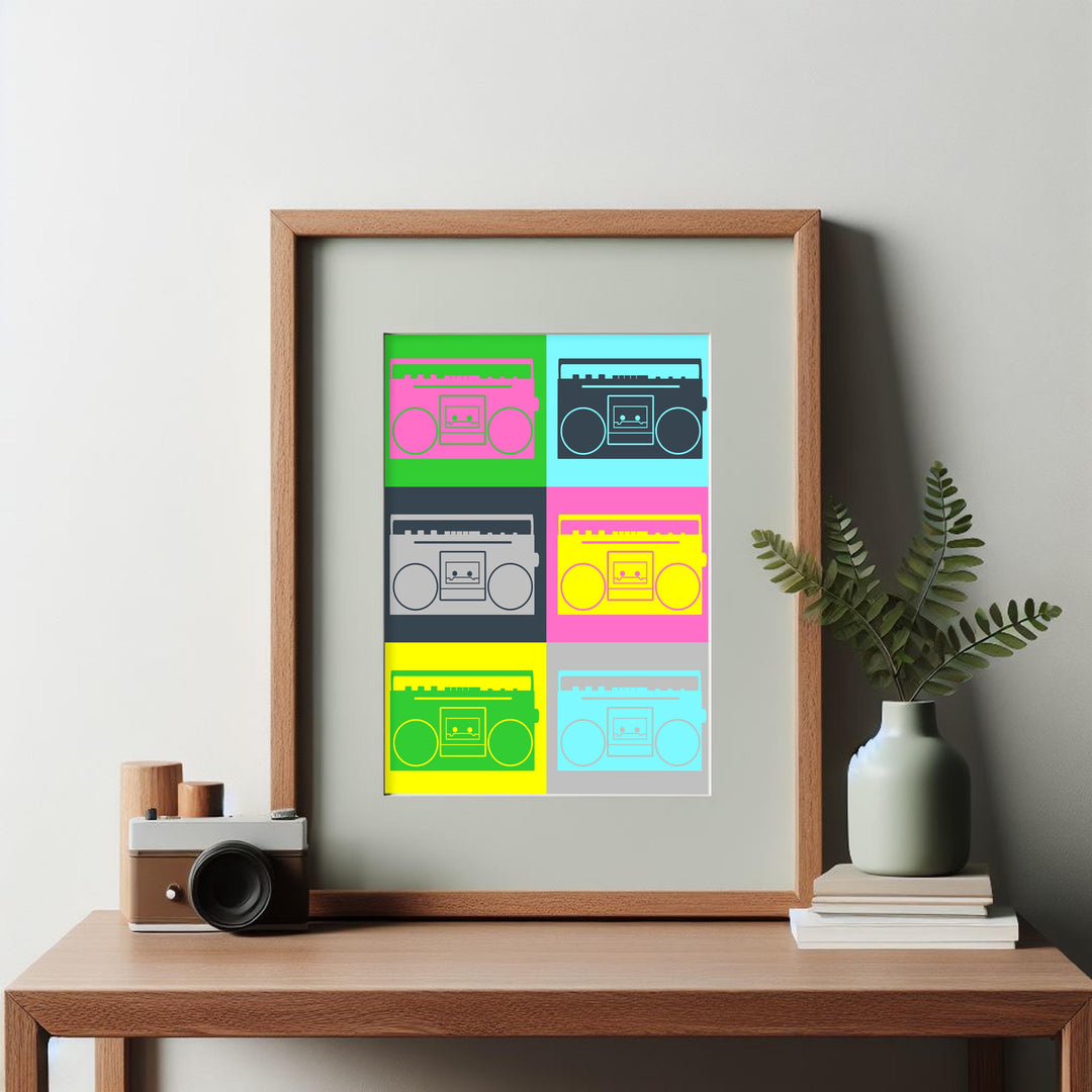 Nostalgia Wall Art Combo - Retro Pop Art Collection