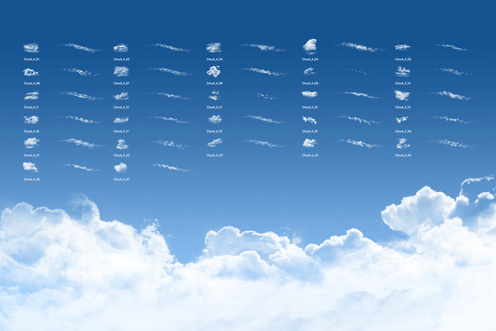 Clouds 4 Brush Set