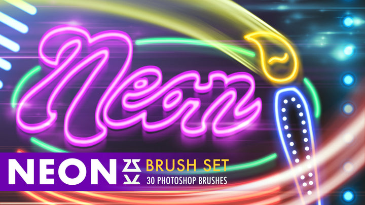 Neon Brush Set