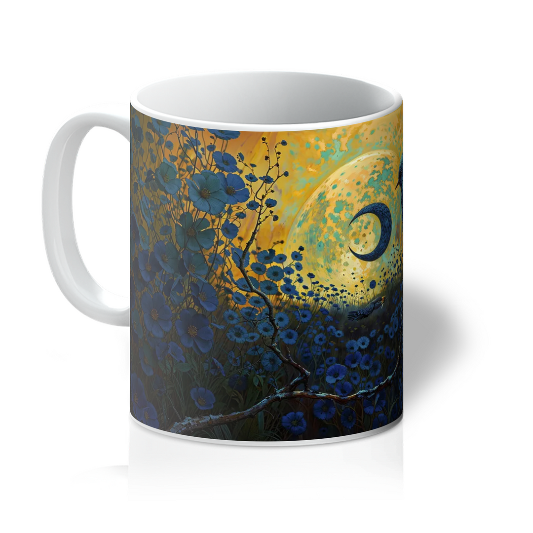 Harvest Moon and the Little Blue Bird Mug