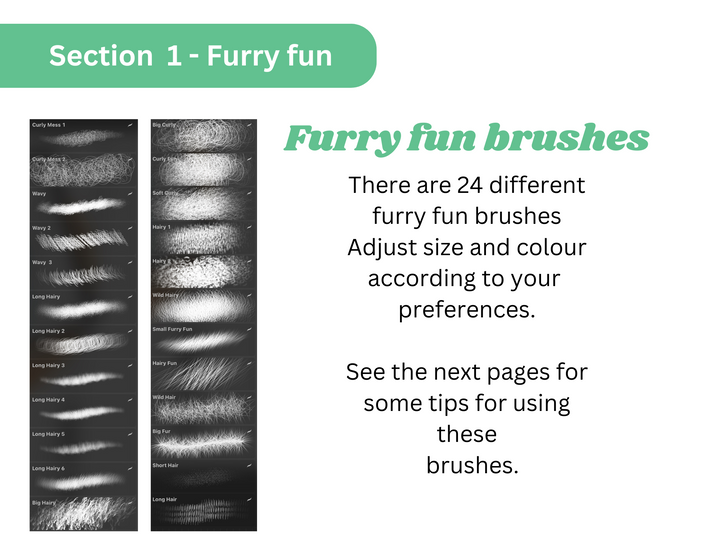 Furry Fun brushes