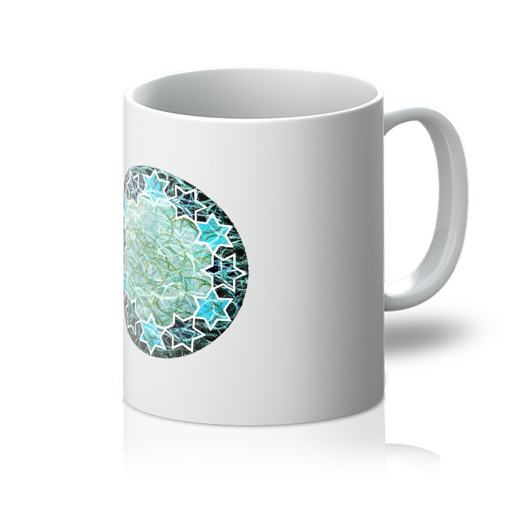 Jewish Star Medallion Art Mug