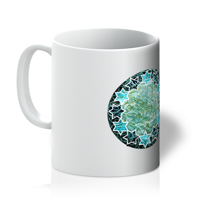 Jewish Star Medallion Art Mug