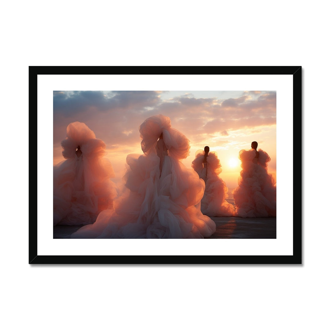 Heaven's Gala: Embraced Fine Art Print