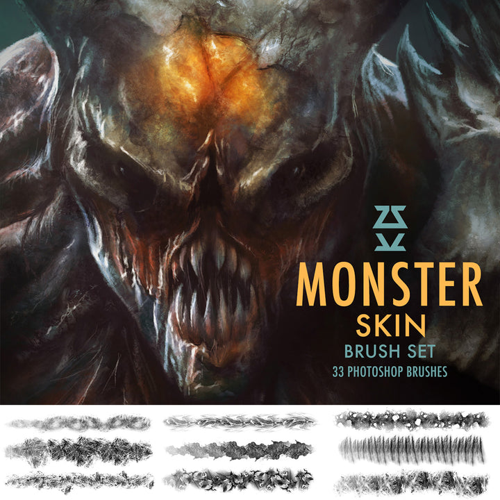 Monster Skin Brush Set