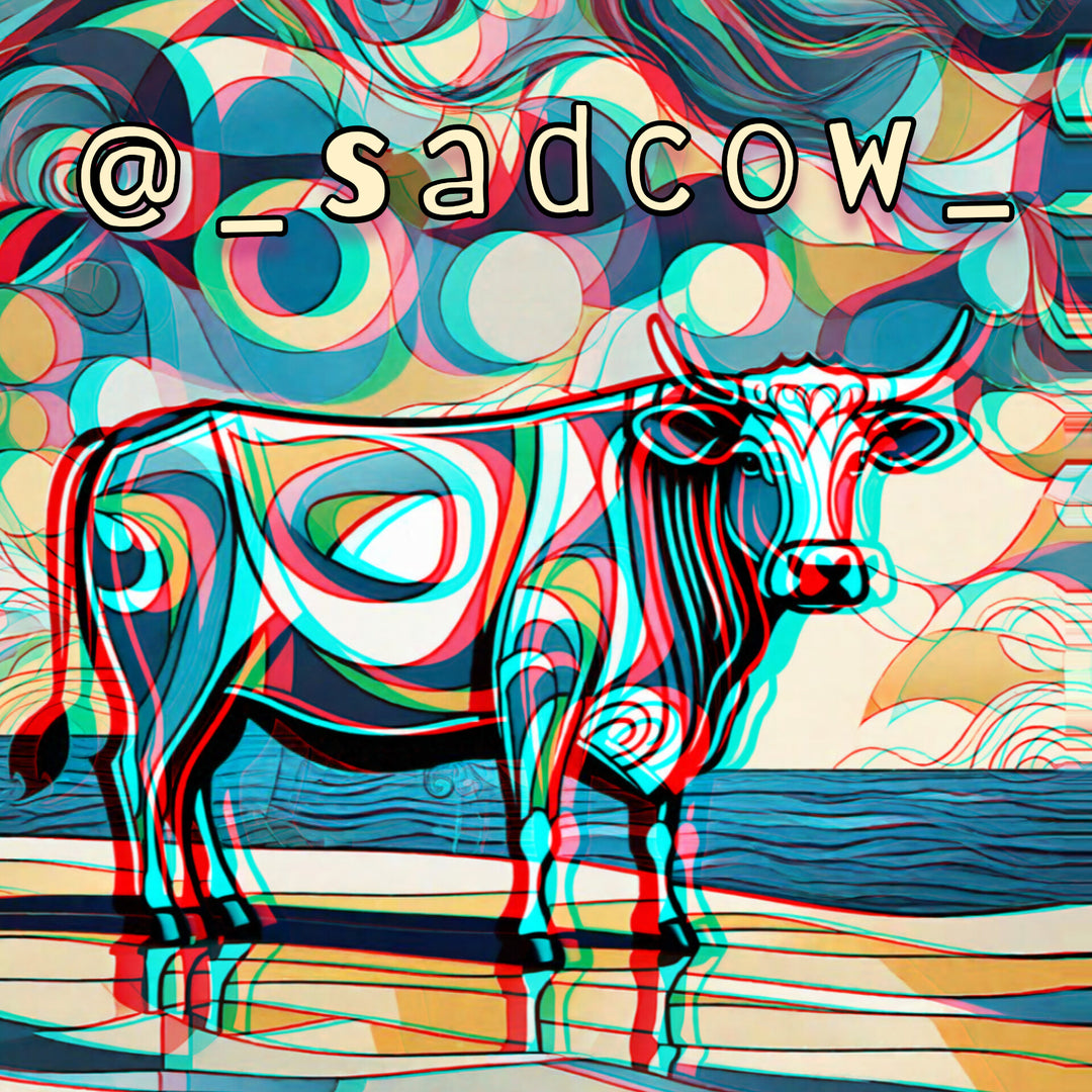 sad cow