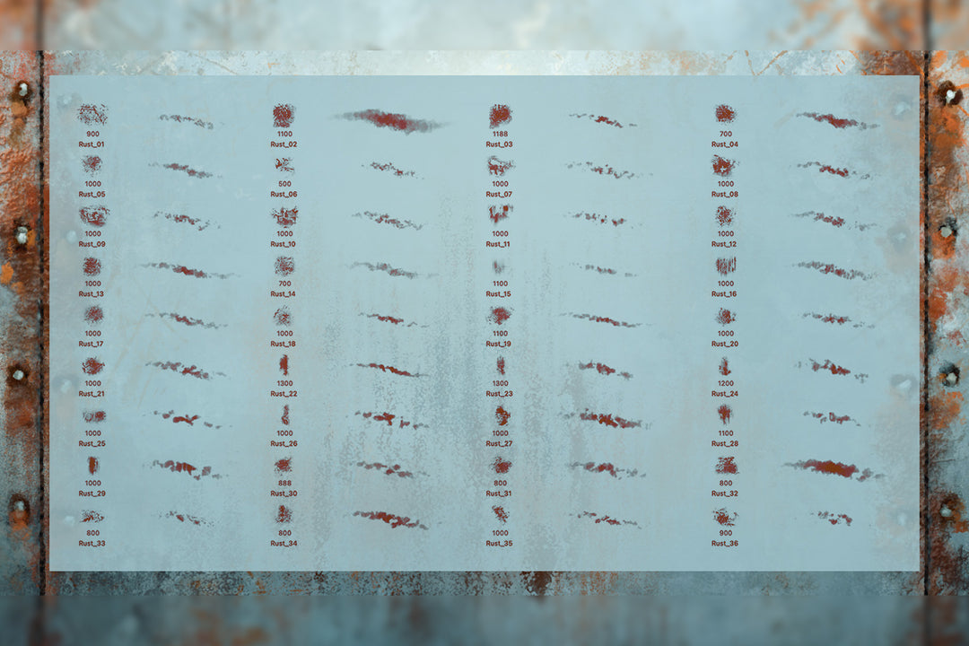 Rust Brush Set