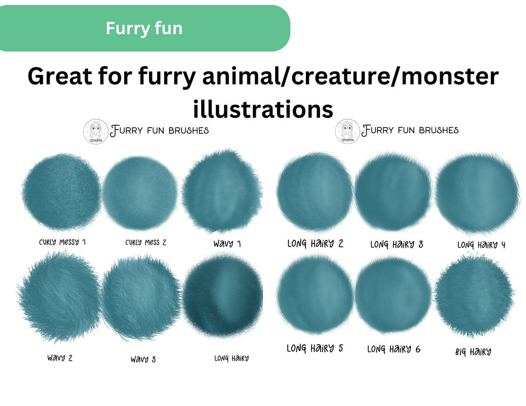 Furry Fun brushes