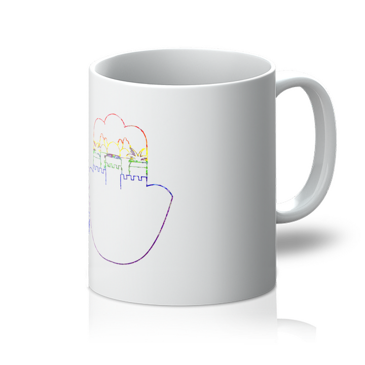 Jerusalem Hamsa Art Mug