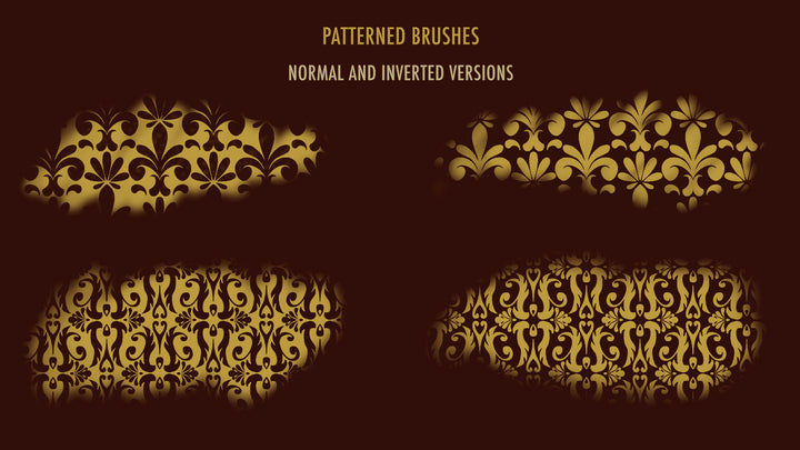 Baroque Ornaments Brush Set