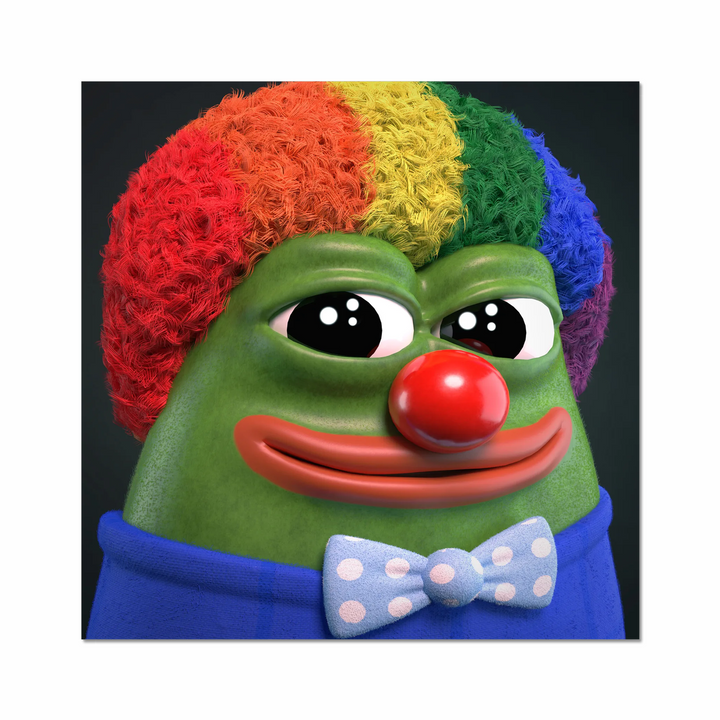 Rainbow Clown Pepe