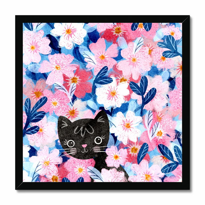 Kitty Blossoms Art