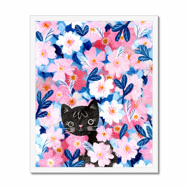 Kitty Blossoms Art