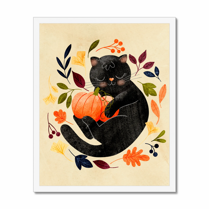 Cute Pumpkin Kitty Art