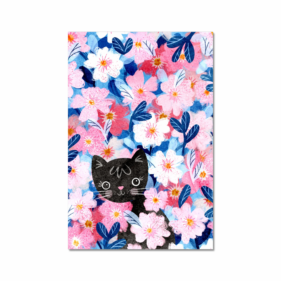 Kitty Blossoms Art