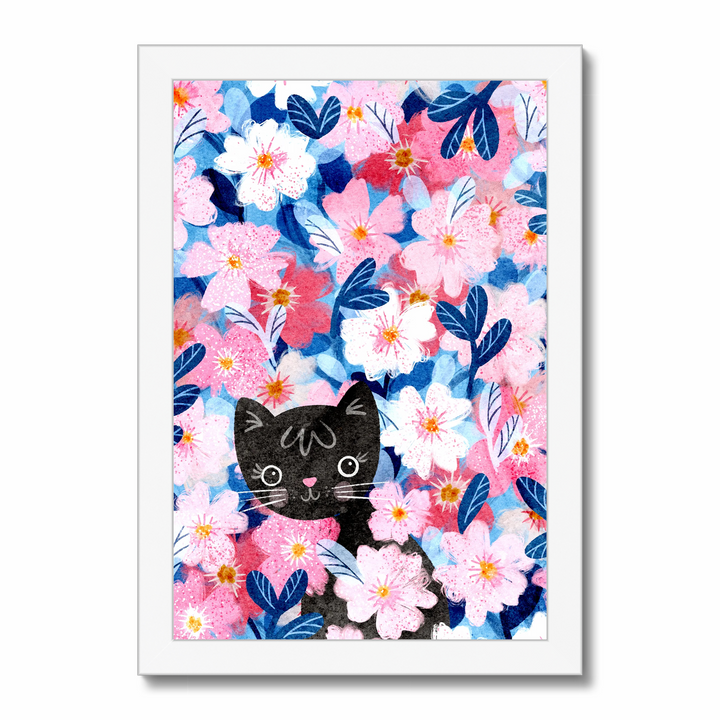 Kitty Blossoms Art