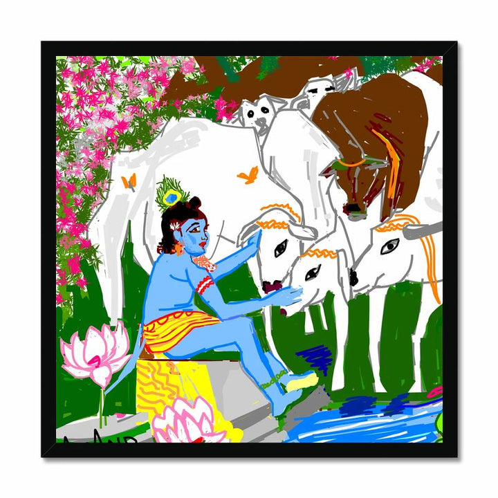 KRISHNA WITH COWS