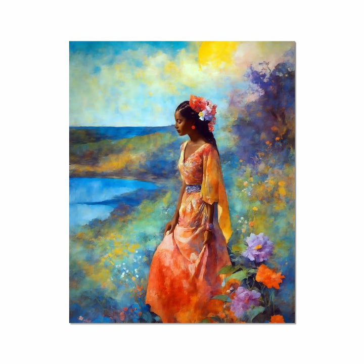 Sunset and Sea Art Print