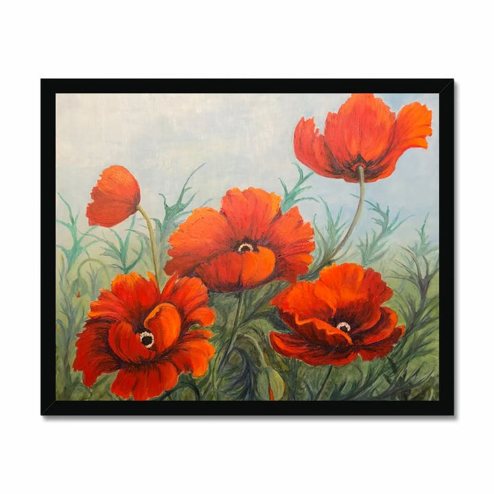 Poppies  ,Lynda Cockshott 40_ square