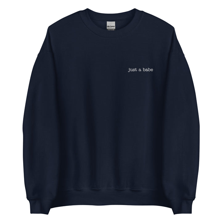 just a babe crew sweatshirt