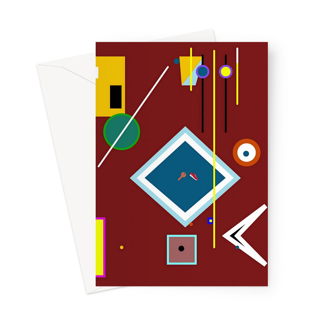 Less is More by Key Run Greeting Card