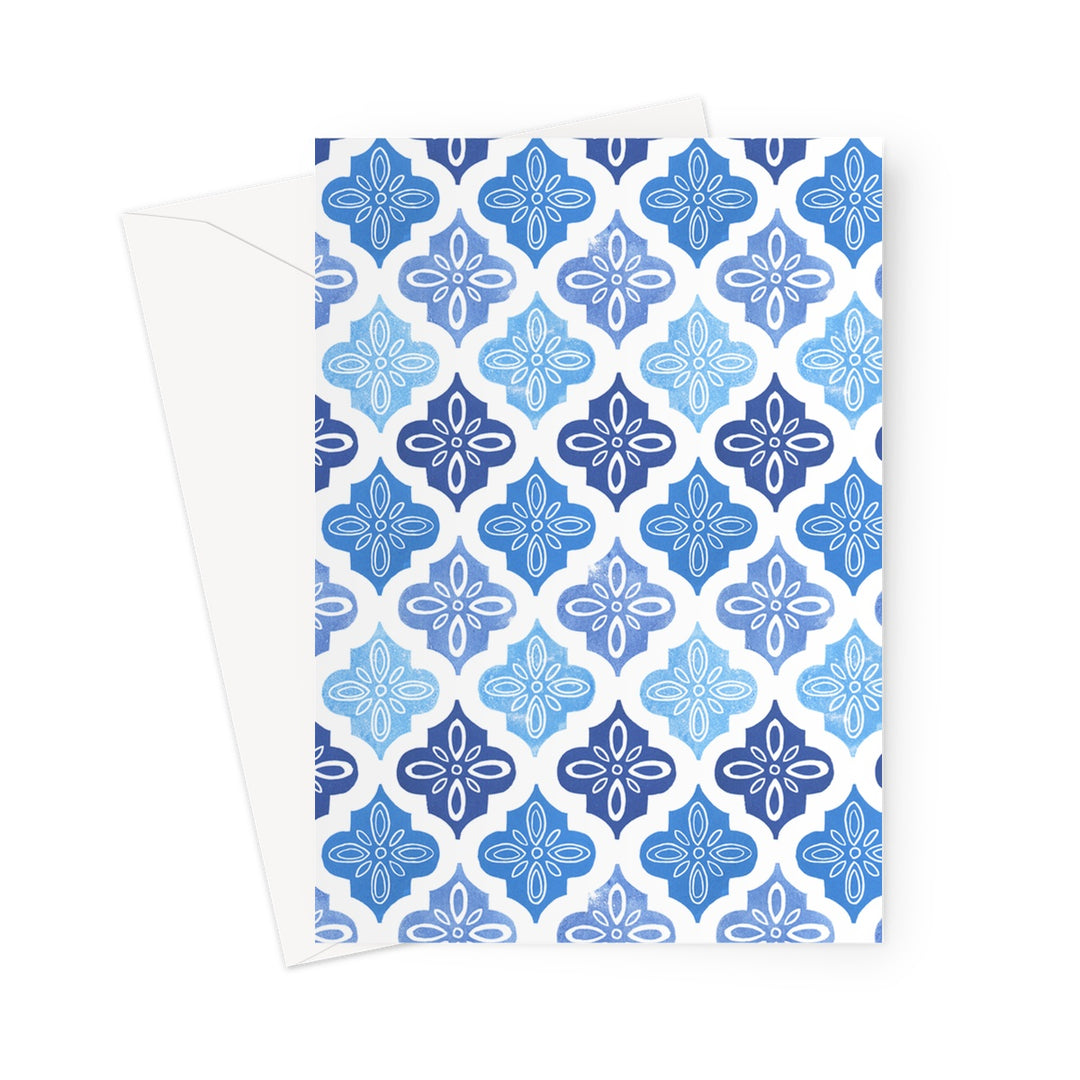 Azulejos by Marie Le Moal Greeting Card