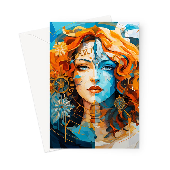 Duality by Adriano C Greeting Card