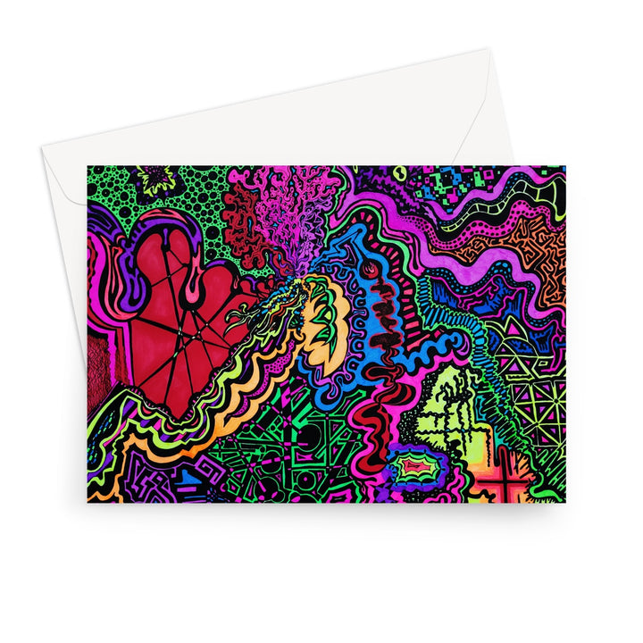 Quantum Rainbow Chrysalis by Jams2Blues Greeting Card