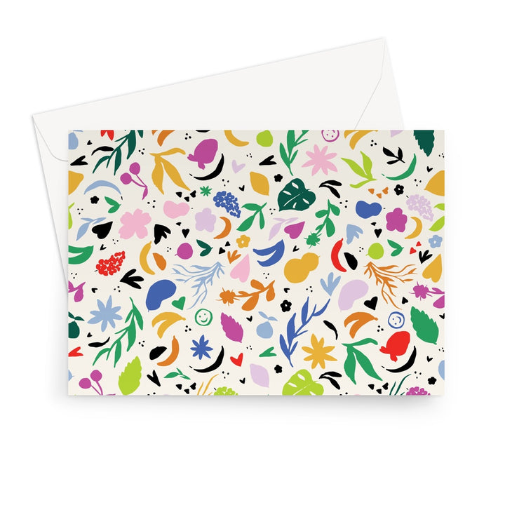 Brain Confetti by Sylvie Vo Greeting Card