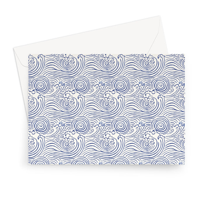 Infinite Waves by Marie Le Moal Greeting Card