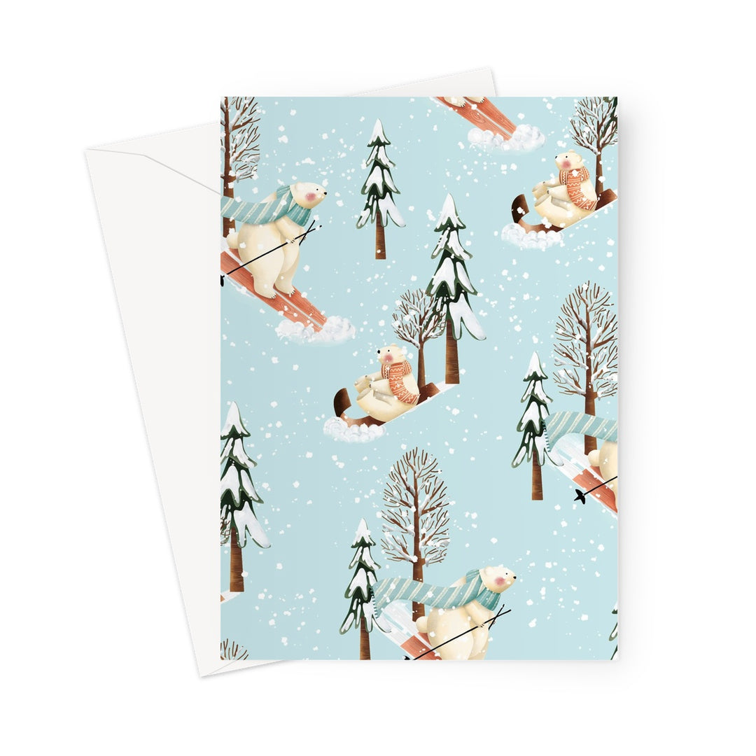 It's Cold Outside by Laura Santiago Greeting Card