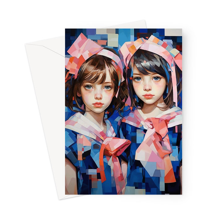 Tiny Trendsetters by Simone Behrsing Greeting Card