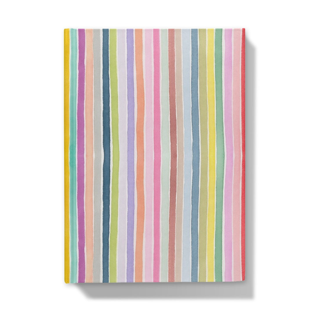 Rainbow Stripe by Sylvie Vo Hardback Journal