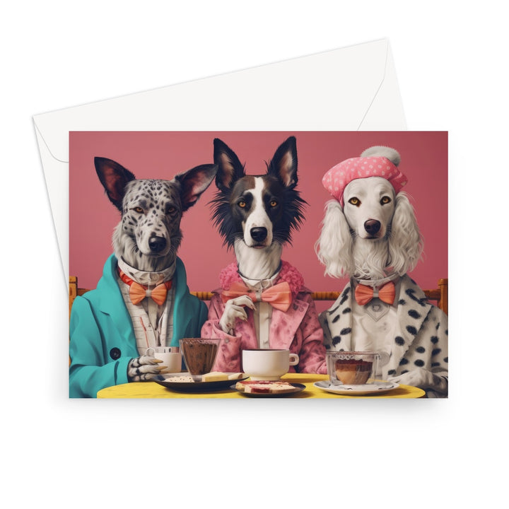 You Can't Sit With Us by Mel Arif Greeting Card
